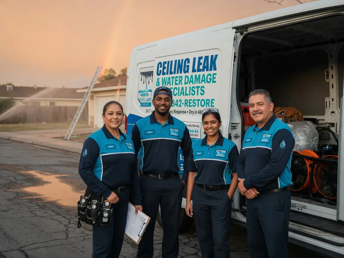 Ceiling Leak Cleanup company in Pearblossom, CA