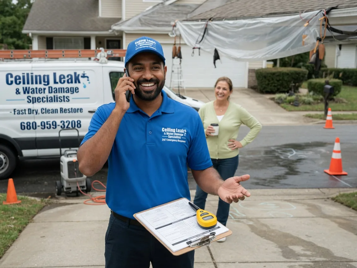Ceiling Leak Cleanup Pearblossom, CA FAQs
